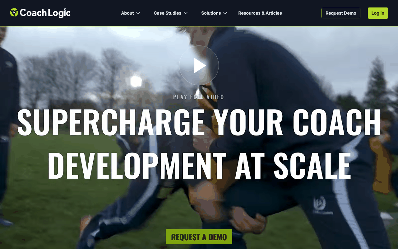 CoachLogic — coach LMS adjacent to the business-to-business-to-consumer wedge (verified 2026-05-03)